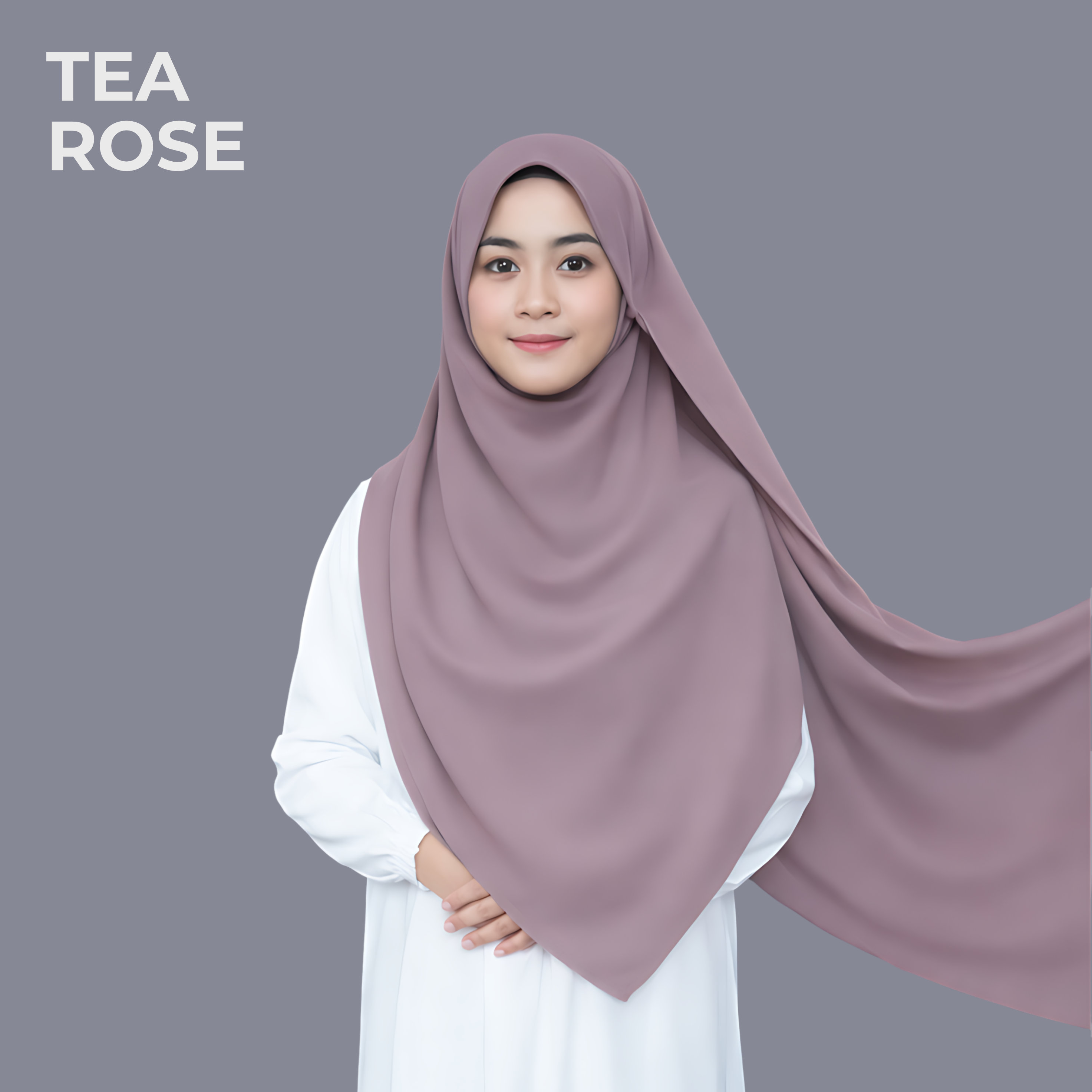 PASHMINA VISCOSE TEA ROSE