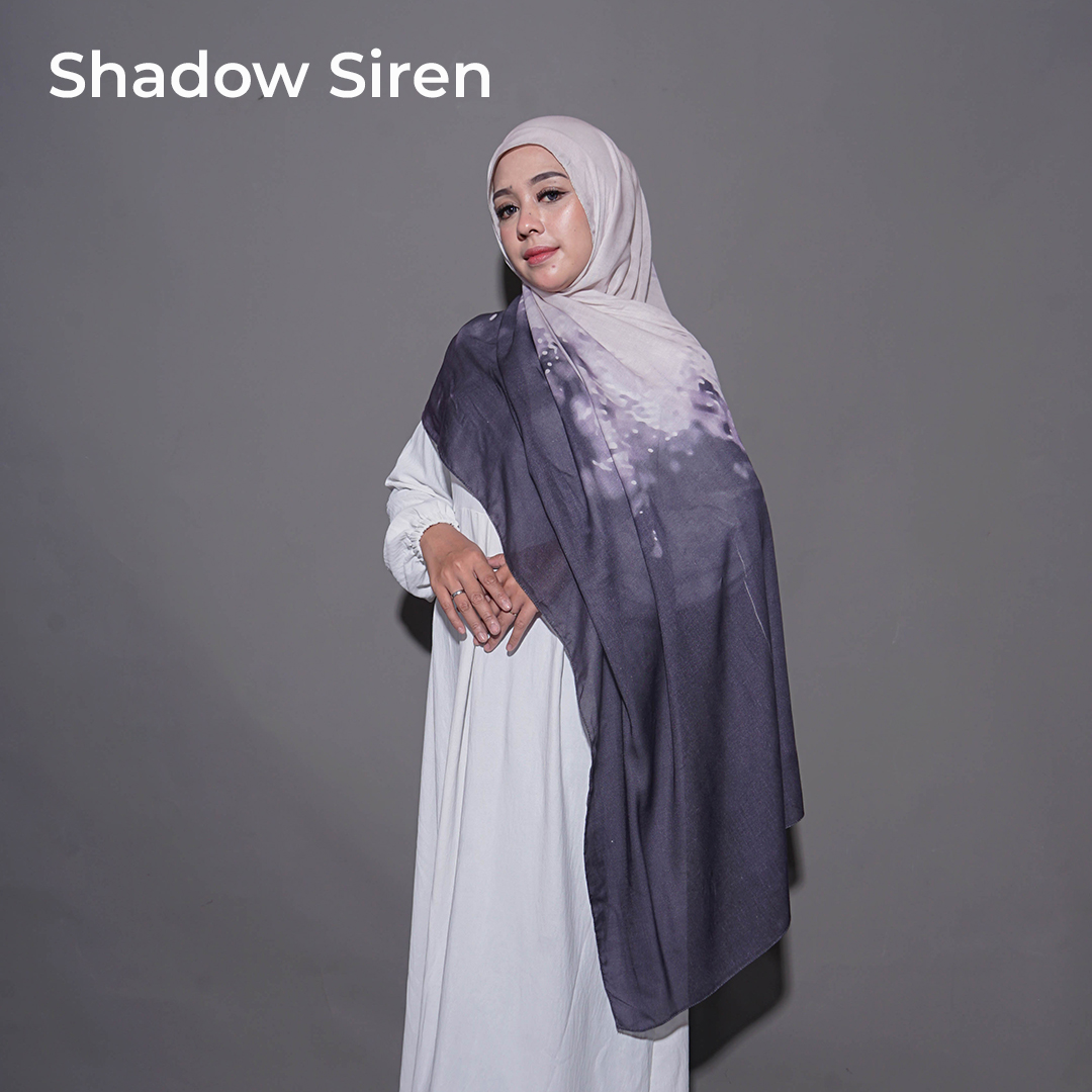 VISCOSE PRINT SHADOW SIREN