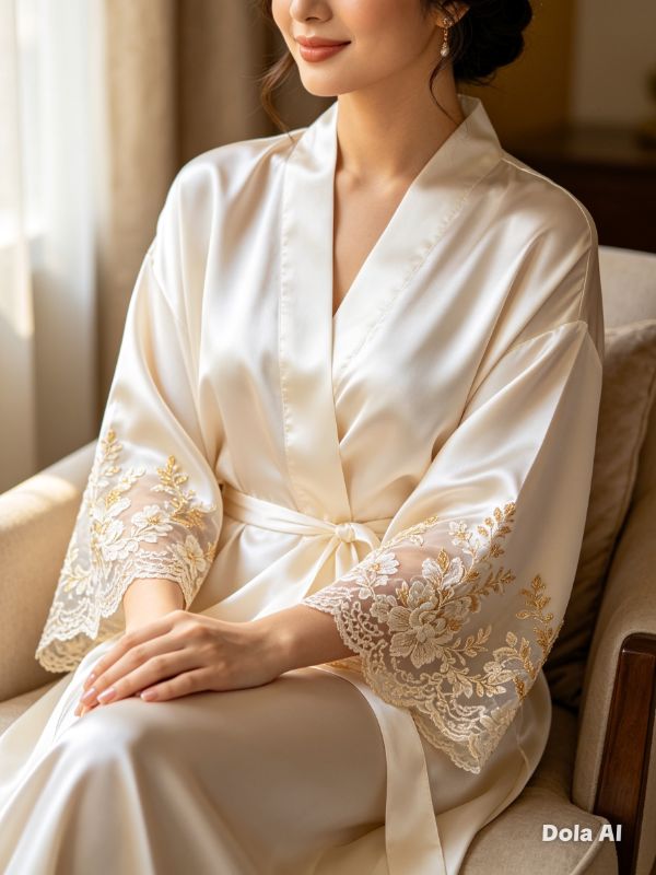 Premium Silk Bride Robe