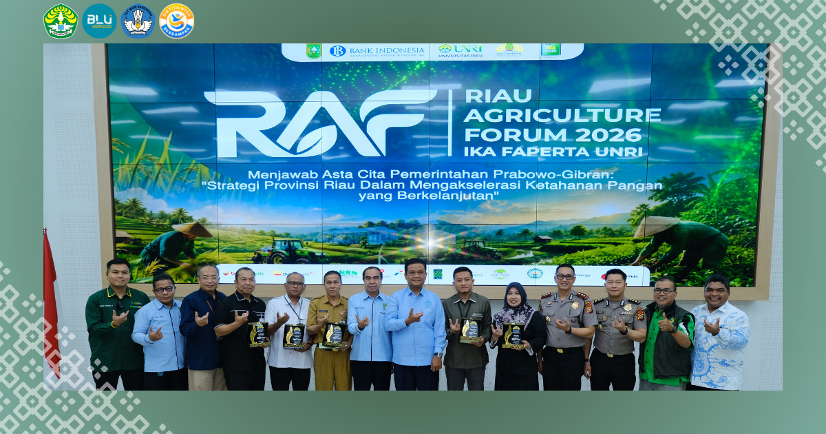 Mahasiswa Agribisnis Universitas Riau Ikuti Kuliah Umum pada Riau Agriculture Forum 2026