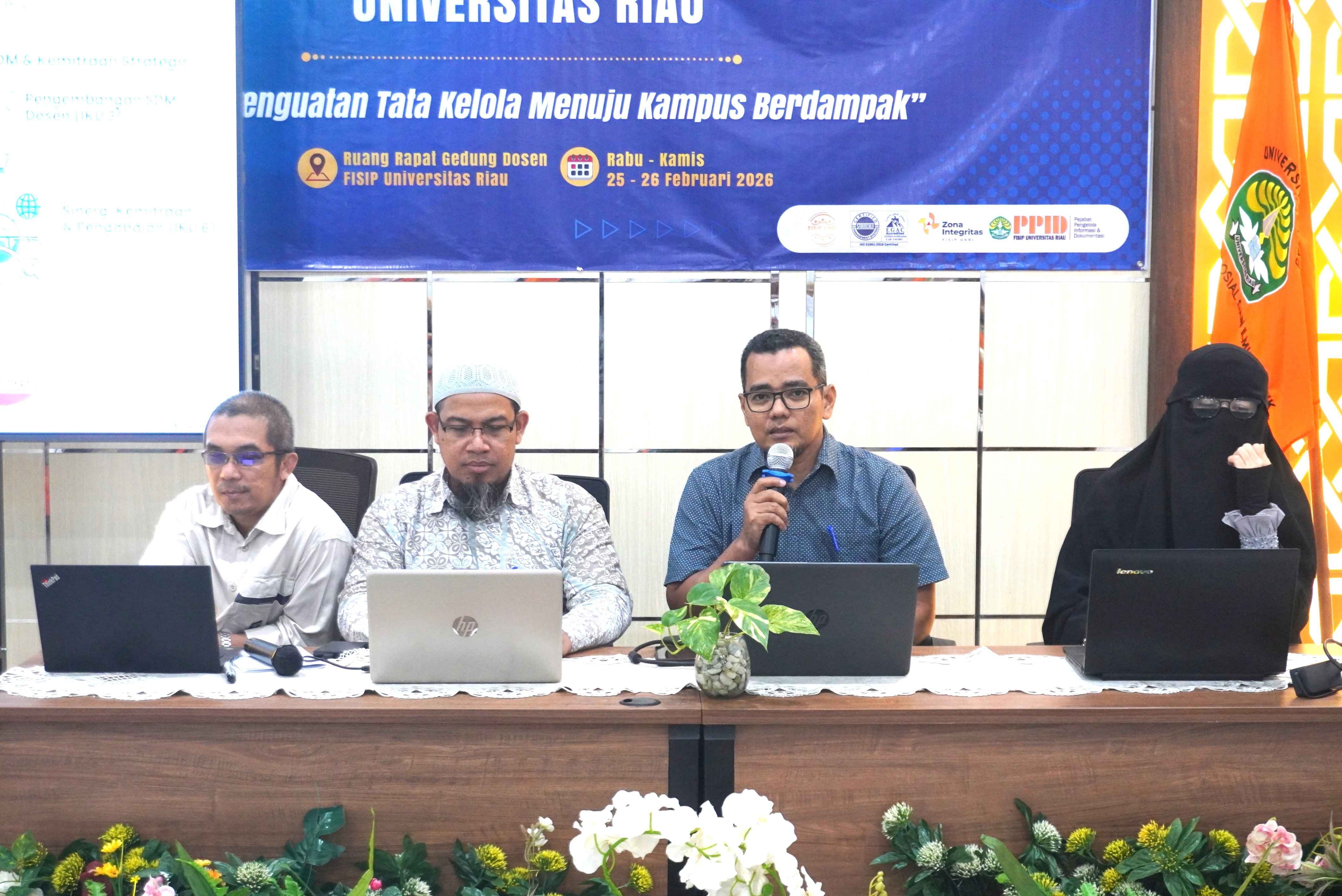 Raker FISIP Universitas Riau 2026: Administrasi Publik Fokus Tata Kelola dan Kinerja Berdampak