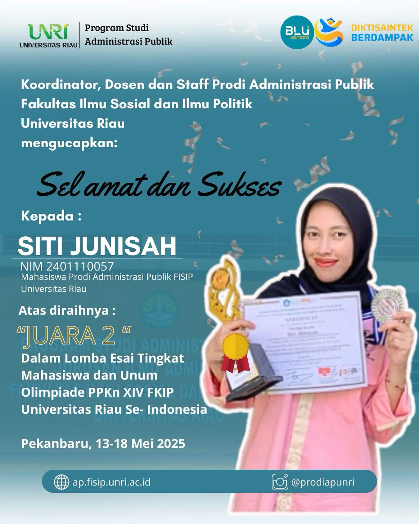 Selamat dan Sukses!
