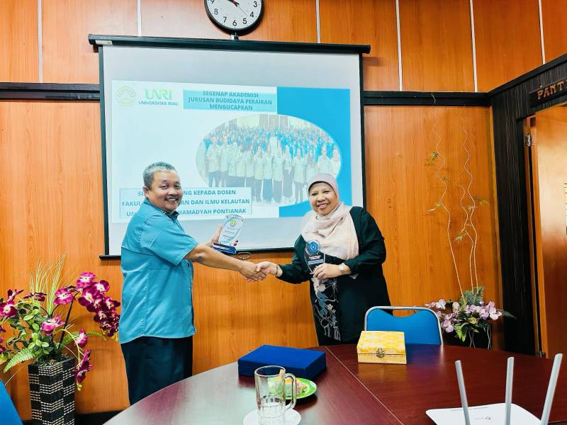 Kunjungan Benchmarking Fakultas Perikanan dan Ilmu Kelautan Universitas Muhammadiyah Pontianak ke Prodi Budidaya Perairan Fakultas Perikanan dan Kelautan Universitas Riau