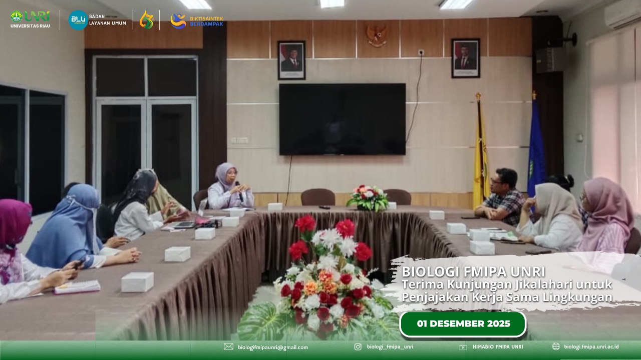 Biology Faculty of Mathematics and Natural Sciences UNRI: Receives a Visit from Jikalahari to Explore Environmental Cooperation
