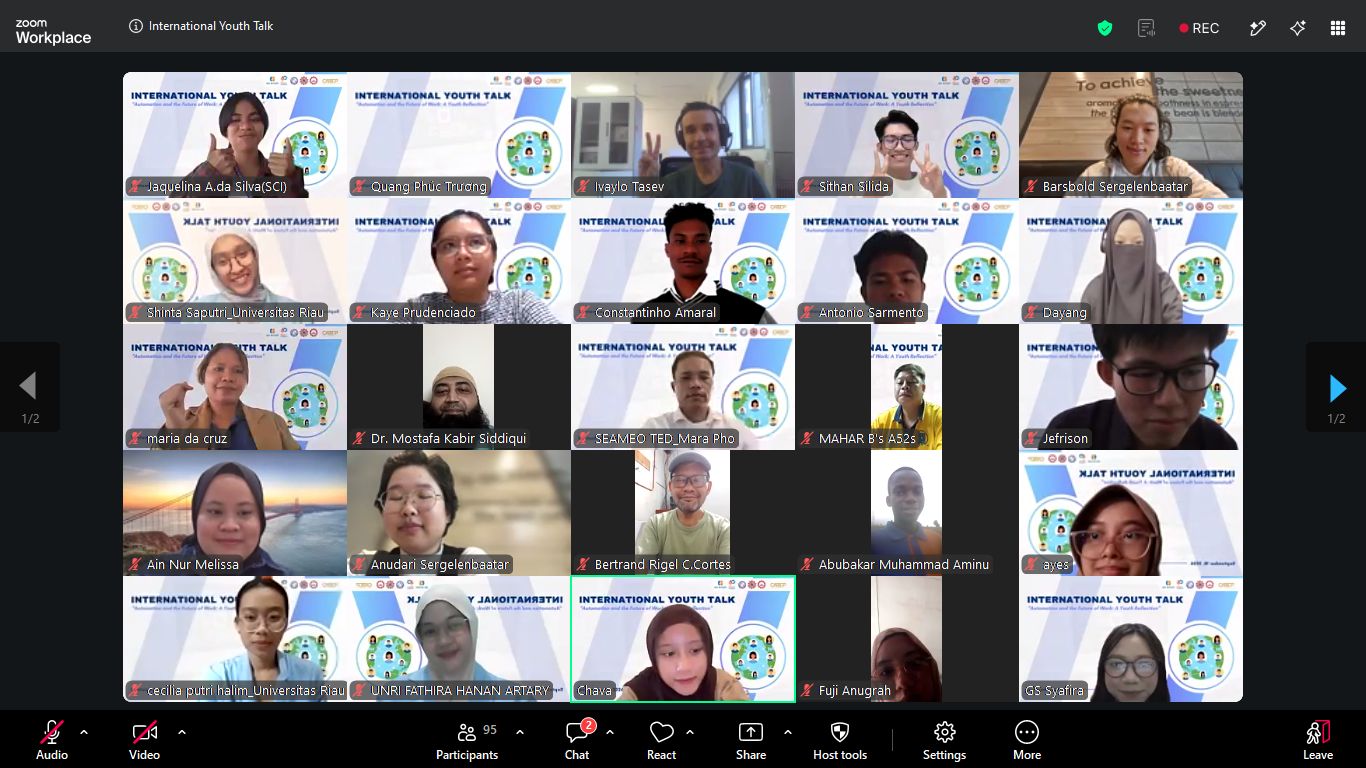 Mahasiswa Biologi Universitas Riau Jadi Pembicara pada 9th International Youth Talk 2026