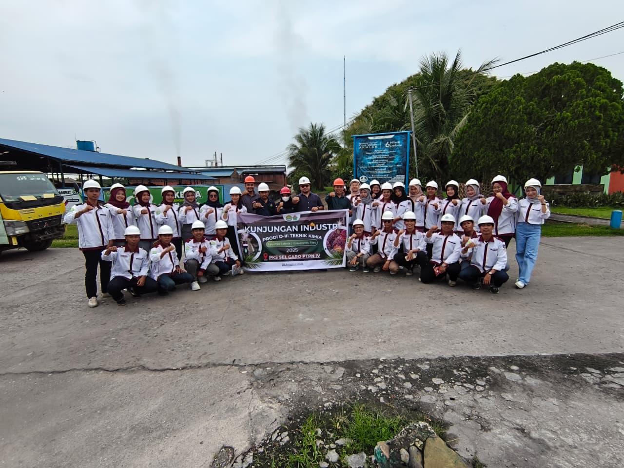D3 Teknik Kimia UNRI goes to PKS. Sei Garo PTPN IV