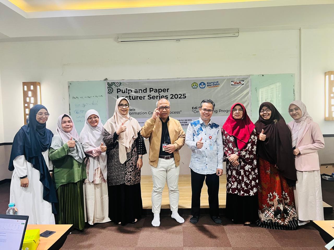 Pulp and Paper Lecturer Series 2025: Penguatan Kompetensi Mahasiswa melalui Kolaborasi dengan PT Tanjungenim Lestari Pulp and Paper