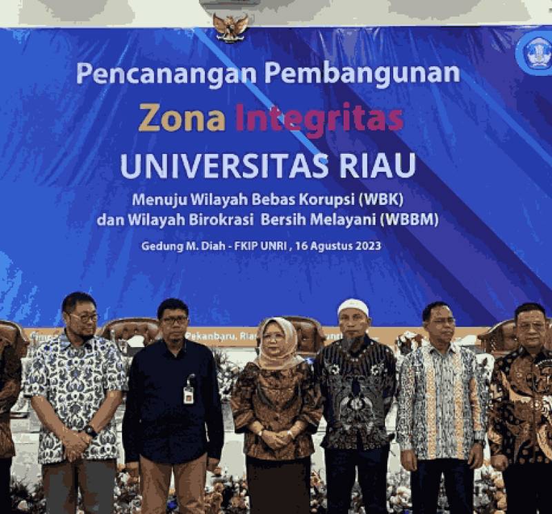 FEB UNRI Mendukung Pembangunan Zona Integritas Universitas Riau