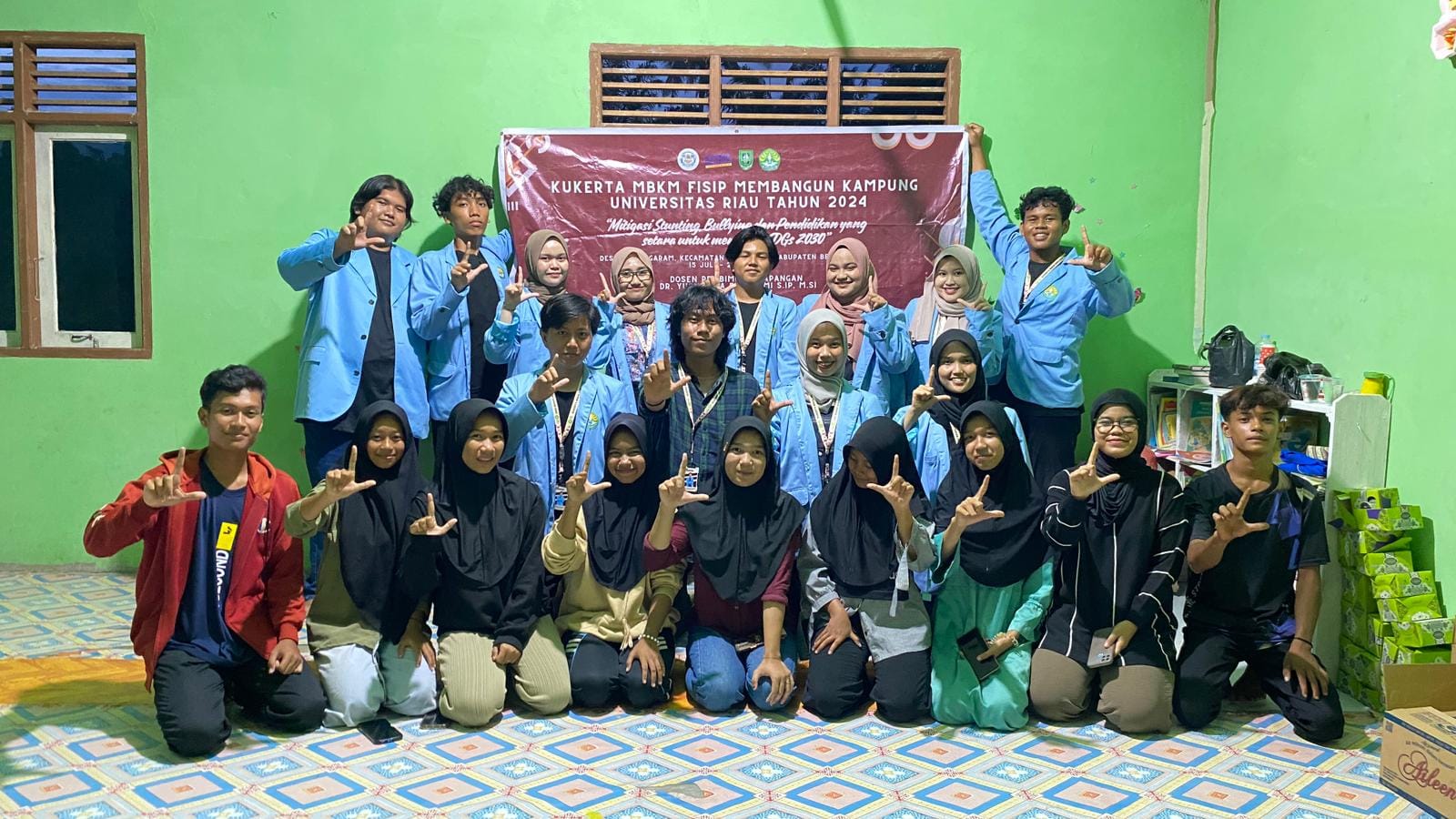 Mahasiswa KUKERTA MBKM UNRI Sosialisasikan Pendidikan Setara untuk Capai Poin 5 SDGs Bersama Forum Anak Desa Lubuk Garam