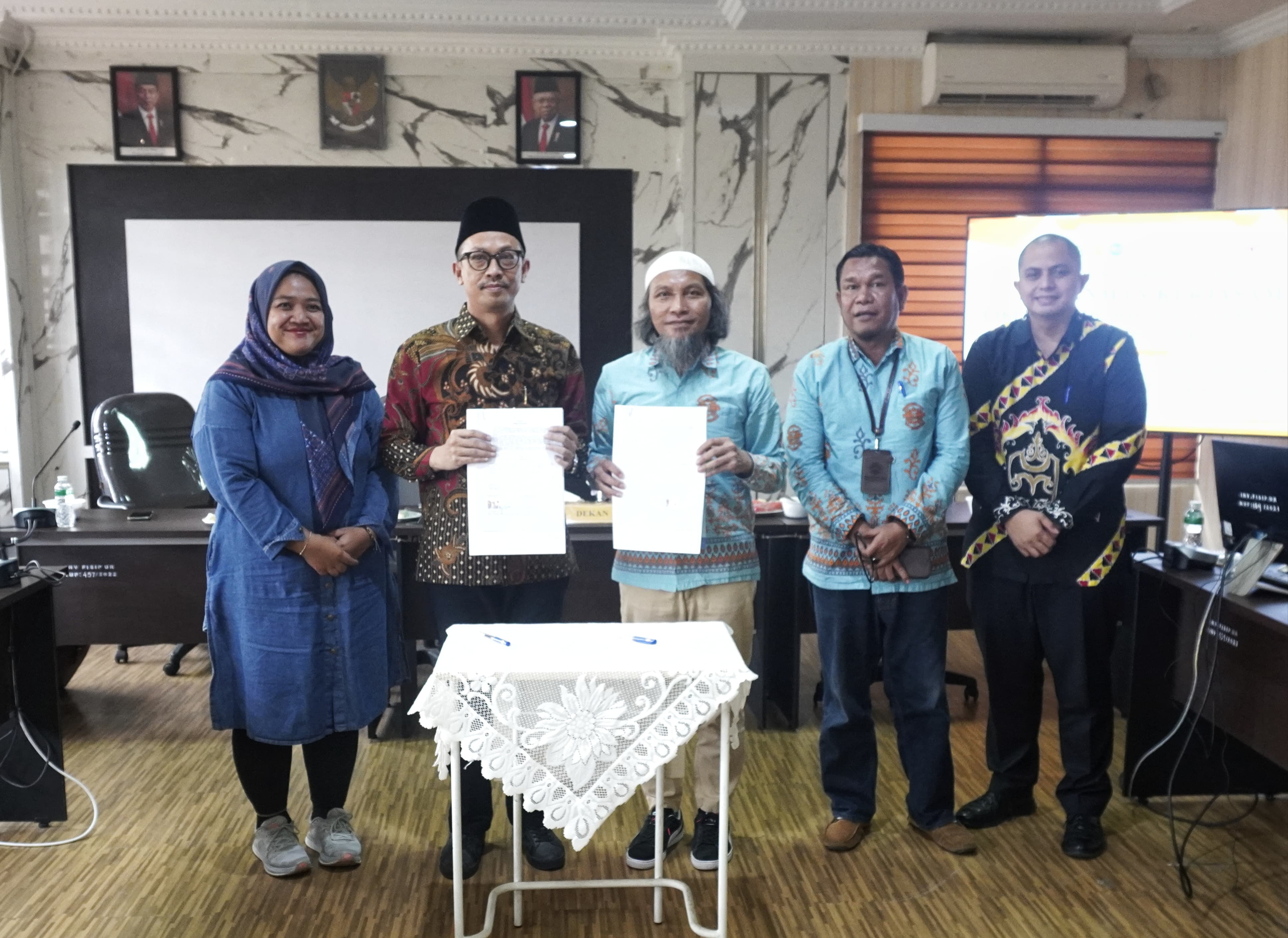 FISIP Universitas Riau Penandatanganan Perjanjian Kerjasama dengan FISIP Sultan Agung Tirtayasa