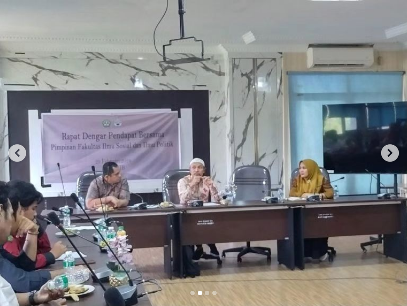 Badan Legislatif Mahasiswa (BLM) Fakultas Ilmu Sosial dan Ilmu Politik (FISIP) Universitas Riau menginisiasi Rapat Dengar Pendapat (RDP) bersama pimpinan FISIP