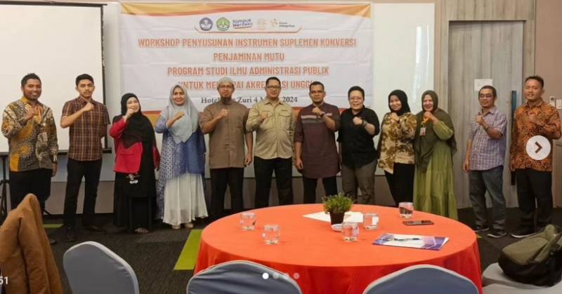 Program Studi Ilmu Administrasi Publik dari Fakultas Ilmu Sosial dan Ilmu Politik Universitas Riau Taja Workshop Untuk  Penyusunan ISK Penjaminan Mutu Program Studi