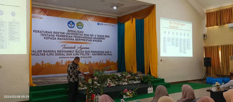 Meningkatkan Semangat Berprestasi: Sosialisasi Peraturan Rektor No. 4 Tahun 2024 tentang Pemberian Penghargaan Akademik Kepada Mahasiswa Berprestasi Khusus