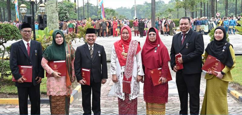 Nusantara Baru, Indonesia Maju, Universitas Riau Gelar Upacara Peringatan Hari Kemerdekaan RI ke 79