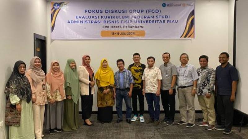 Program Studi Administrasi Bisnis FISIP Universitas Riau Menyelenggarakan Fokus Grup Diskusi