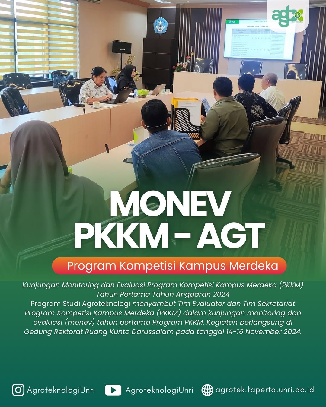 Kunjungan Monitoring dan Evaluasi Program Kompetisi Kampus Merdeka (PKKM)