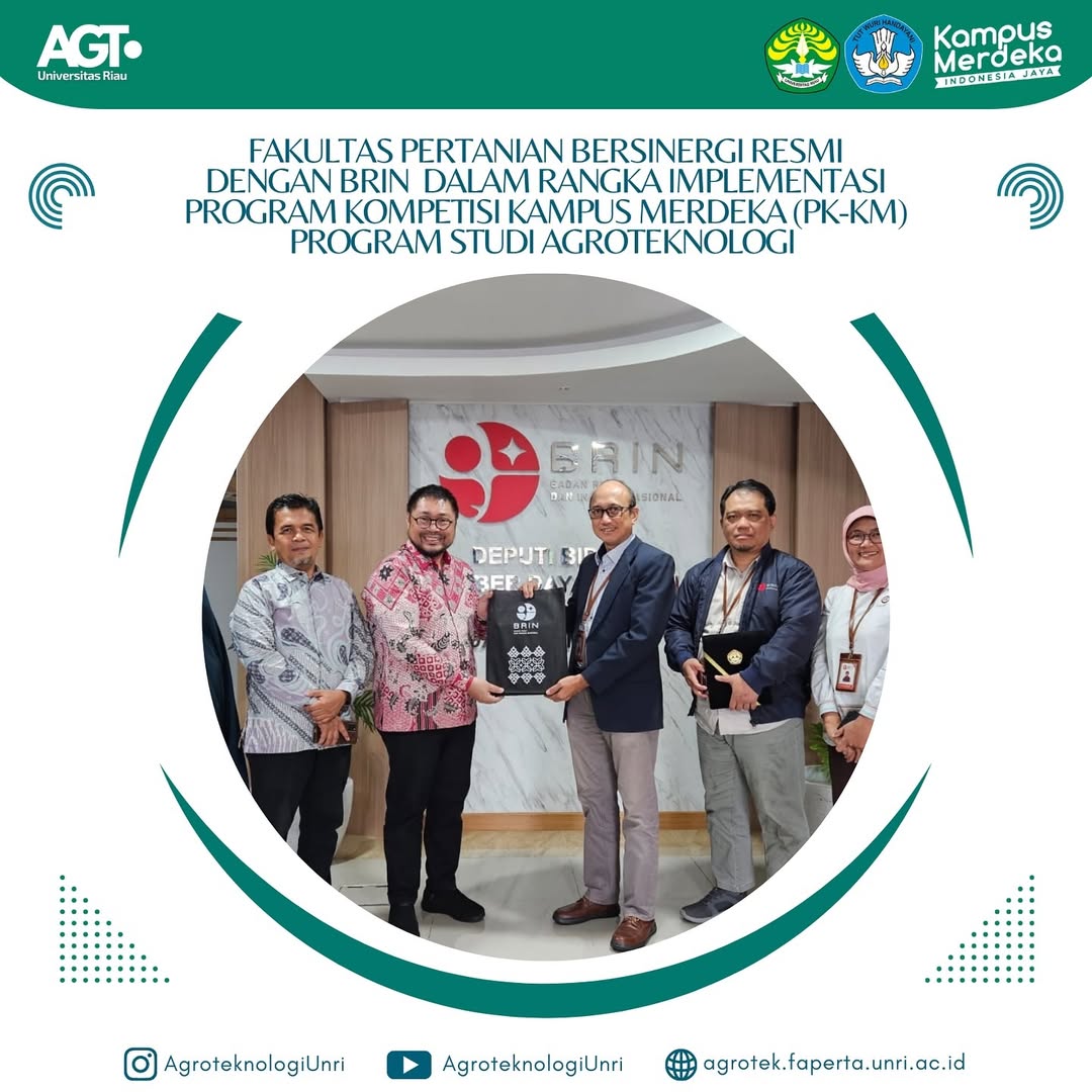 Faperta UNRI segera bersinergi resmi dengan BRIN ✨