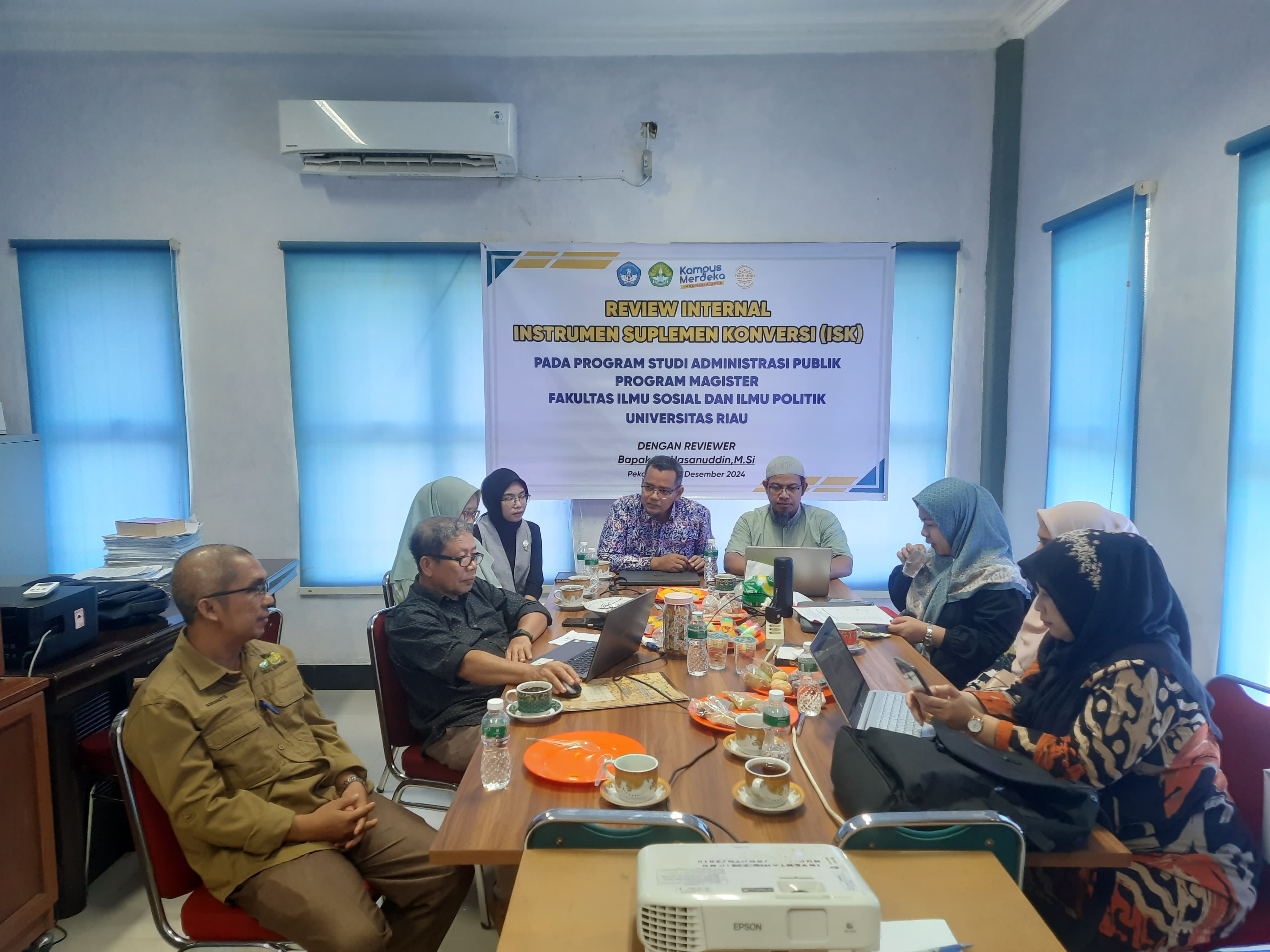 Review Internal Borang Instrumen Suplemen Konversi (ISK) Program Studi S2 Magister Administrasi Publik (MAP) Jelang Submit