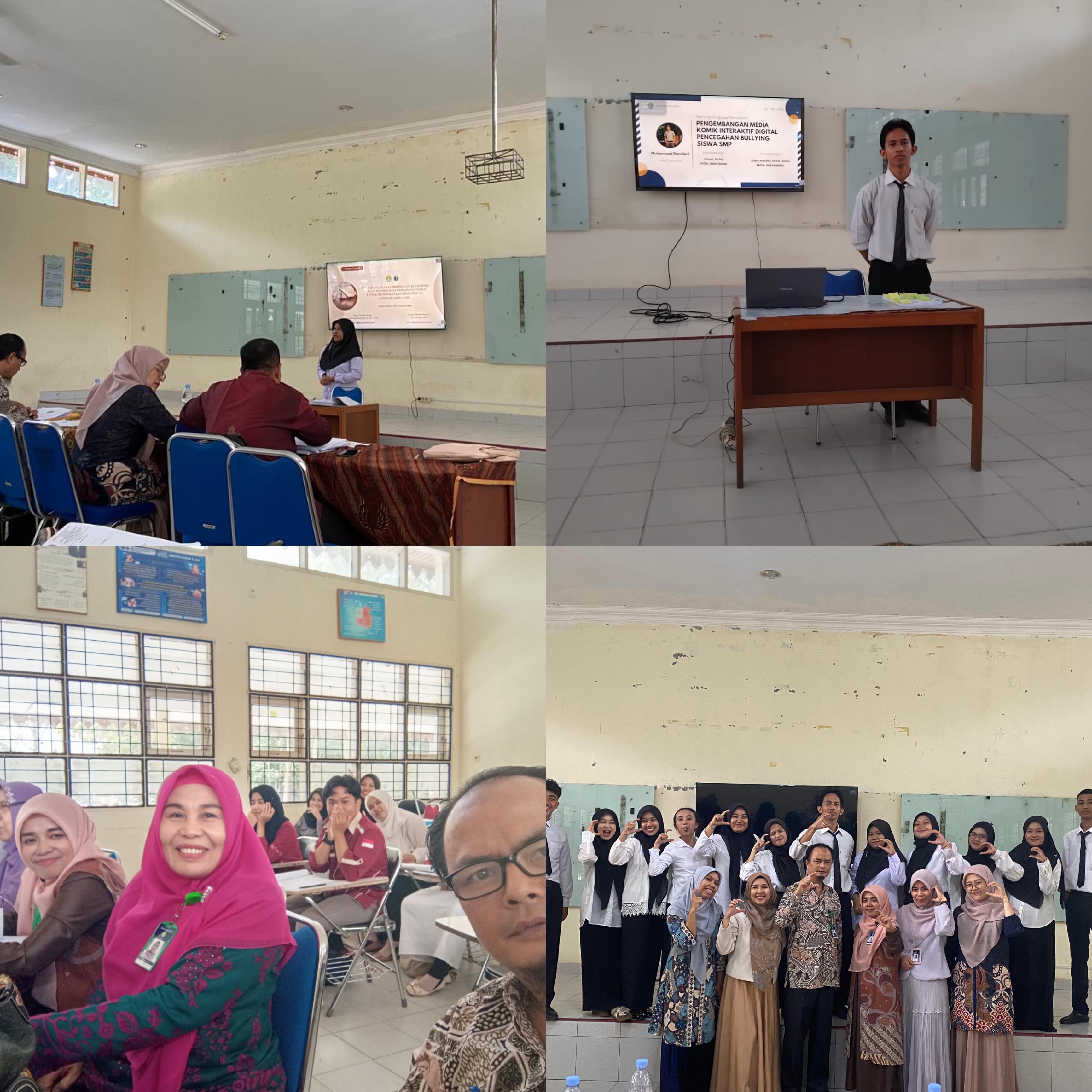Mahasiswa Program Studi Bimbingan dan Konseling FKIP UNRI Sukses Gelar Seminar Proposal: Menuju Lulus 3,5 Tahun