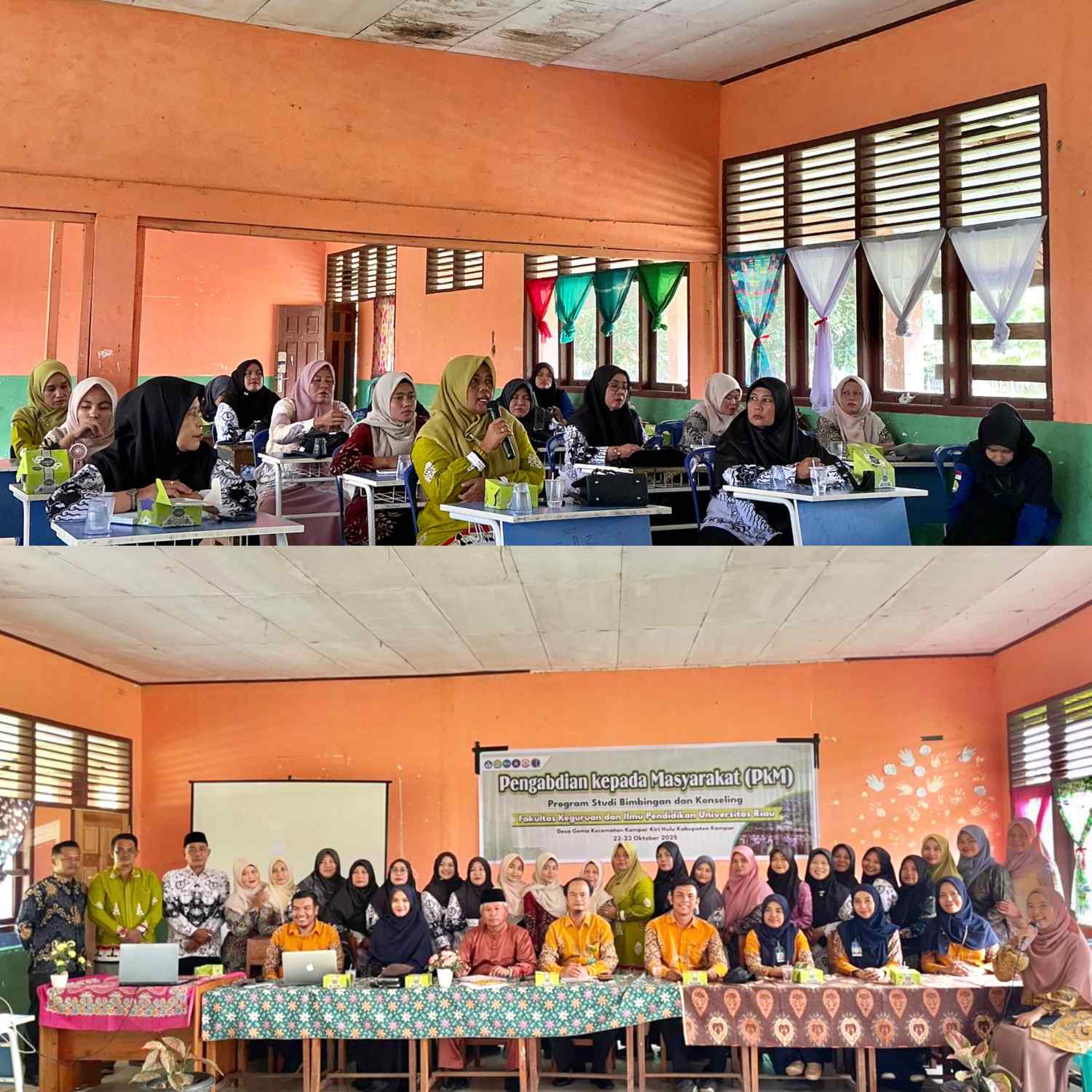 Prodi Bimbingan dan Konseling Universitas Riau Selenggarakan Pengabdian Masyarakat Workshop Art Therapy untuk Guru SD–SMP di Kampar Kiri Hulu