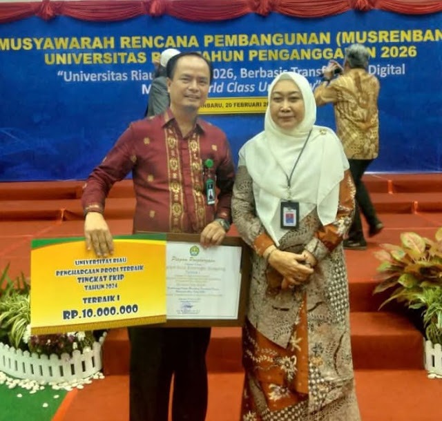 Program Studi BK FKIP Universitas Riau Raih Penghargaan Program Studi Terbaik I Tingkat FKIP Tahun 2024