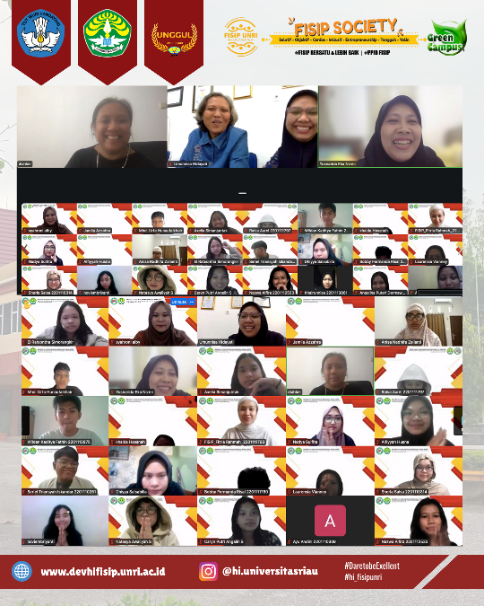 Topik ke-5 dalam kelas Internasional HI Universitas Riau- Eurasia Foundation: Celebrating SOGIESC Diversity in Indonesia and Southeast Asia