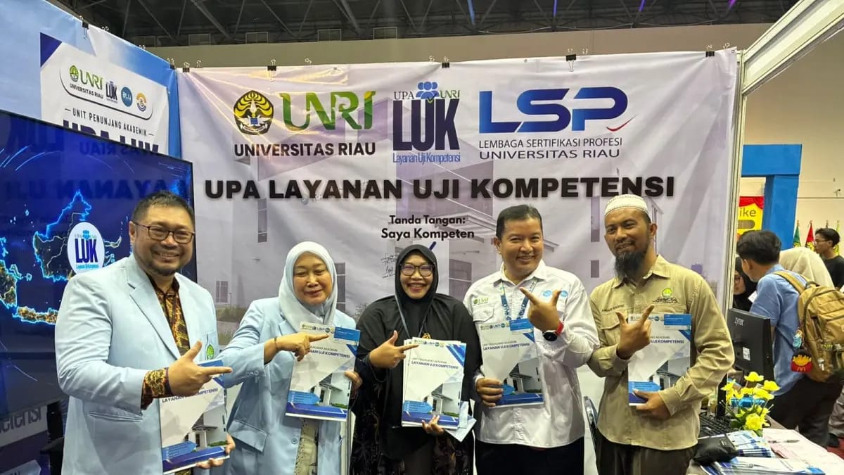 UPA LUK Unri Kenalkan Pelatihan Kompetensi dan Sertifikasi BNSP di MUED 2026