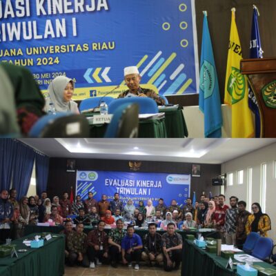 Evaluasi Kinerja Triwulan I Pascasarjana Universitas Riau Tahun 2024.