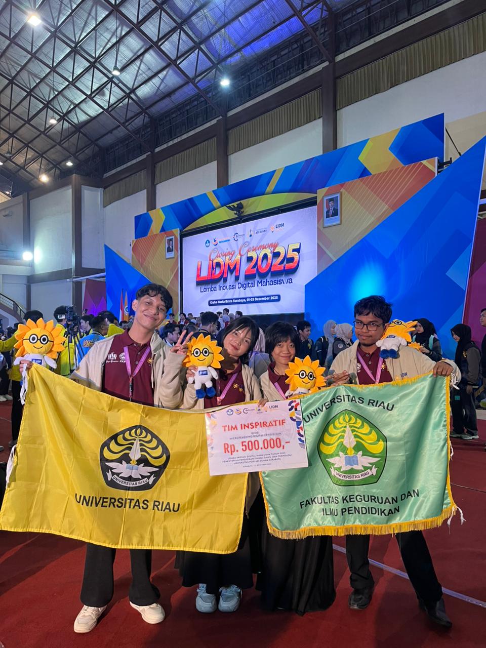 Mahasiswa Program Studi Pendidikan Bahasa Jepang Raih Penghargaan Tim Inspiratif di Lomba Inovasi Digital Mahasiswa 2025