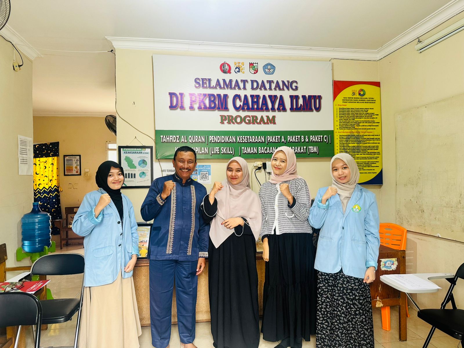 Mahasiswa Pendidikan Masyarakat Universitas Riau Laksanakan Praktek Lapangan MBKM di PKBM Cahaya Ilmu Pekanbaru
