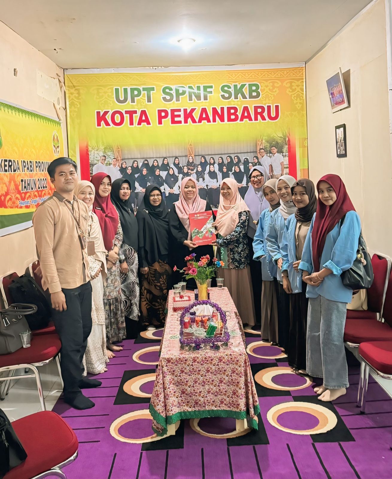 Mahasiswa Pendidikan Masyarakat Universitas Riau Berikan Dampak Positif di UPT SPNF SKB Pekanbaru Lewat Praktek Lapangan MBKM