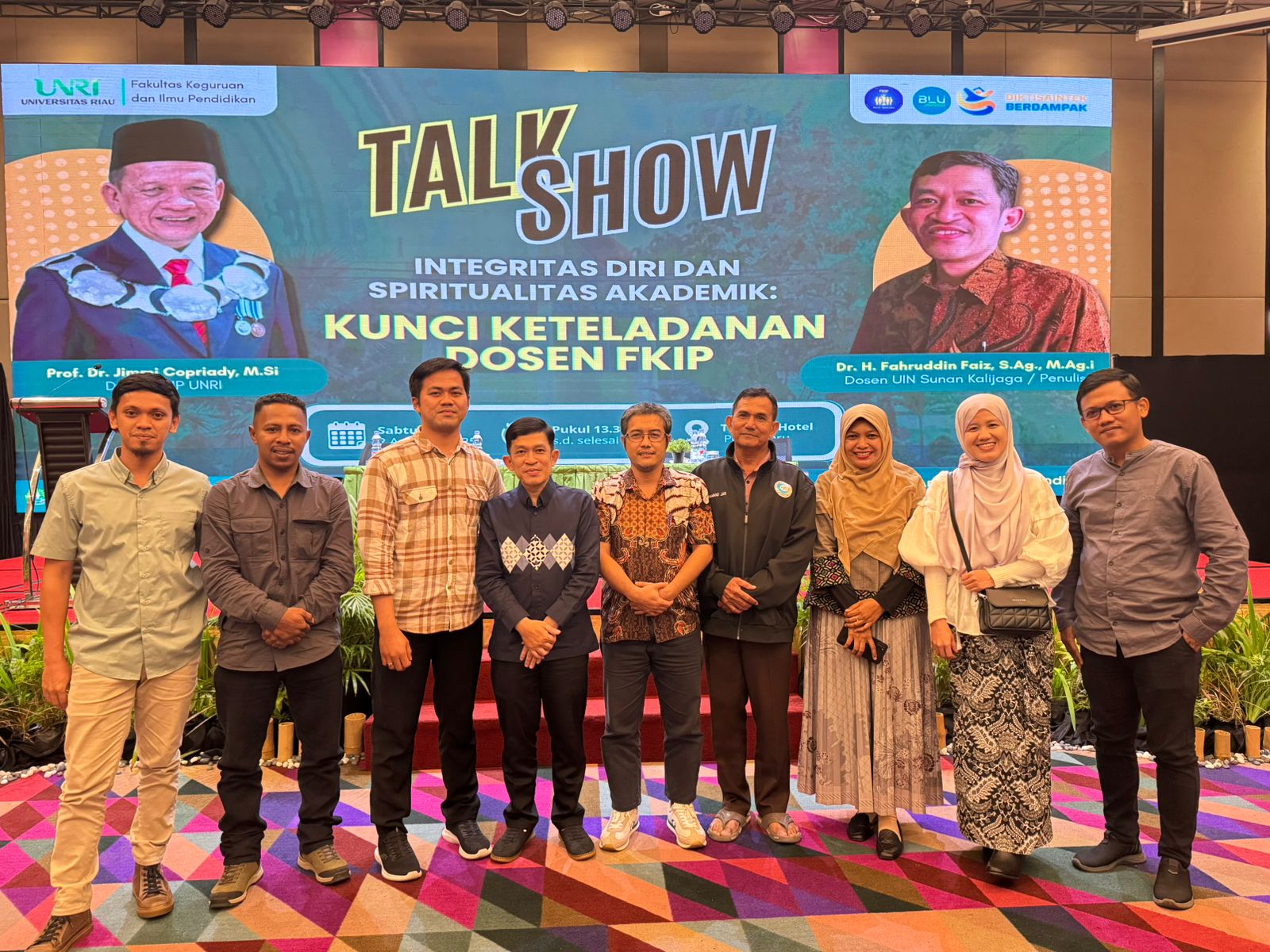 Dosen Pendidikan Masyarakat FKIP UNRI Hadir dalam Bincang Inspiratif: Menguatkan Integritas dan Spiritualitas Akademik