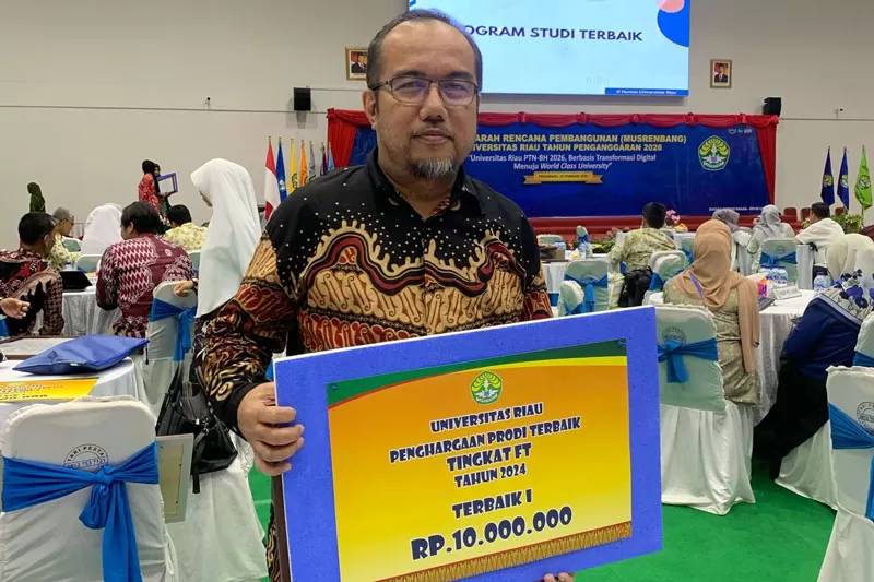 Prodi Teknik Informatika Unri Sabet Gelar Terbaik Tingkat Fakultas Teknik