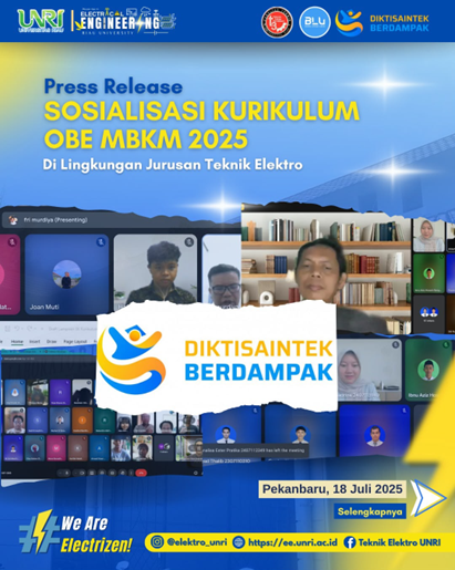 Menuju Pendidikan Teknik yang Adaptif dan Berdampak, Jurusan Teknik Elektro UNRI Sosialisasikan Kurikulum OBE-MBKM 2025