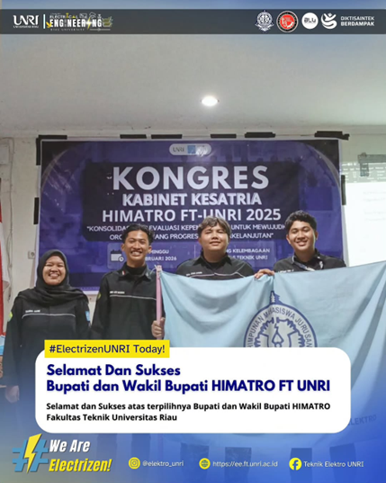 Regenerasi Kepemimpinan, HIMATRO FT UNRI Tetapkan Bupati dan Wakil Bupati Baru