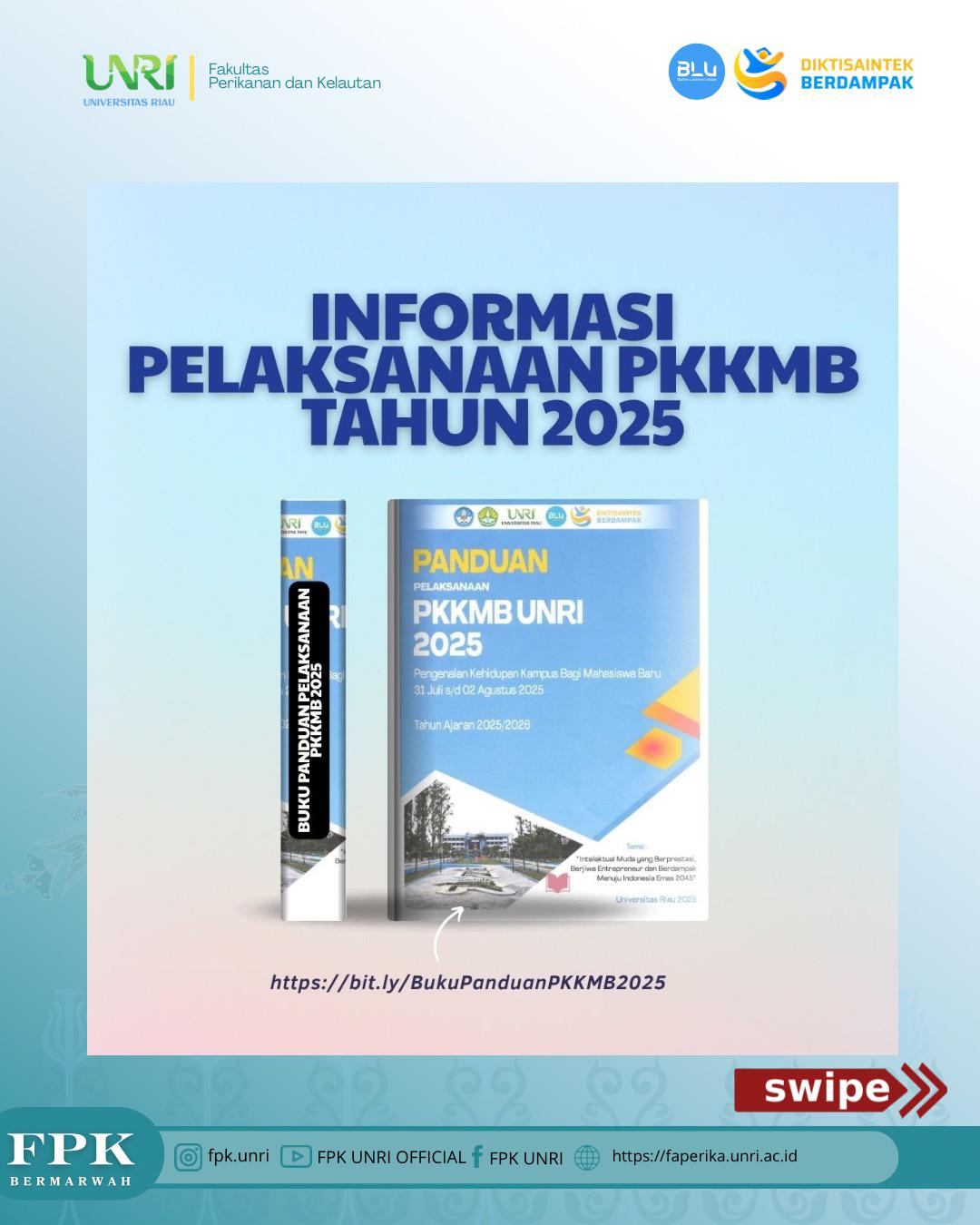 Selamat Datang Camaba! FPK UNRI Siap Sambut Mahasiswa Baru dalam Kegiatan PKKMB 2025