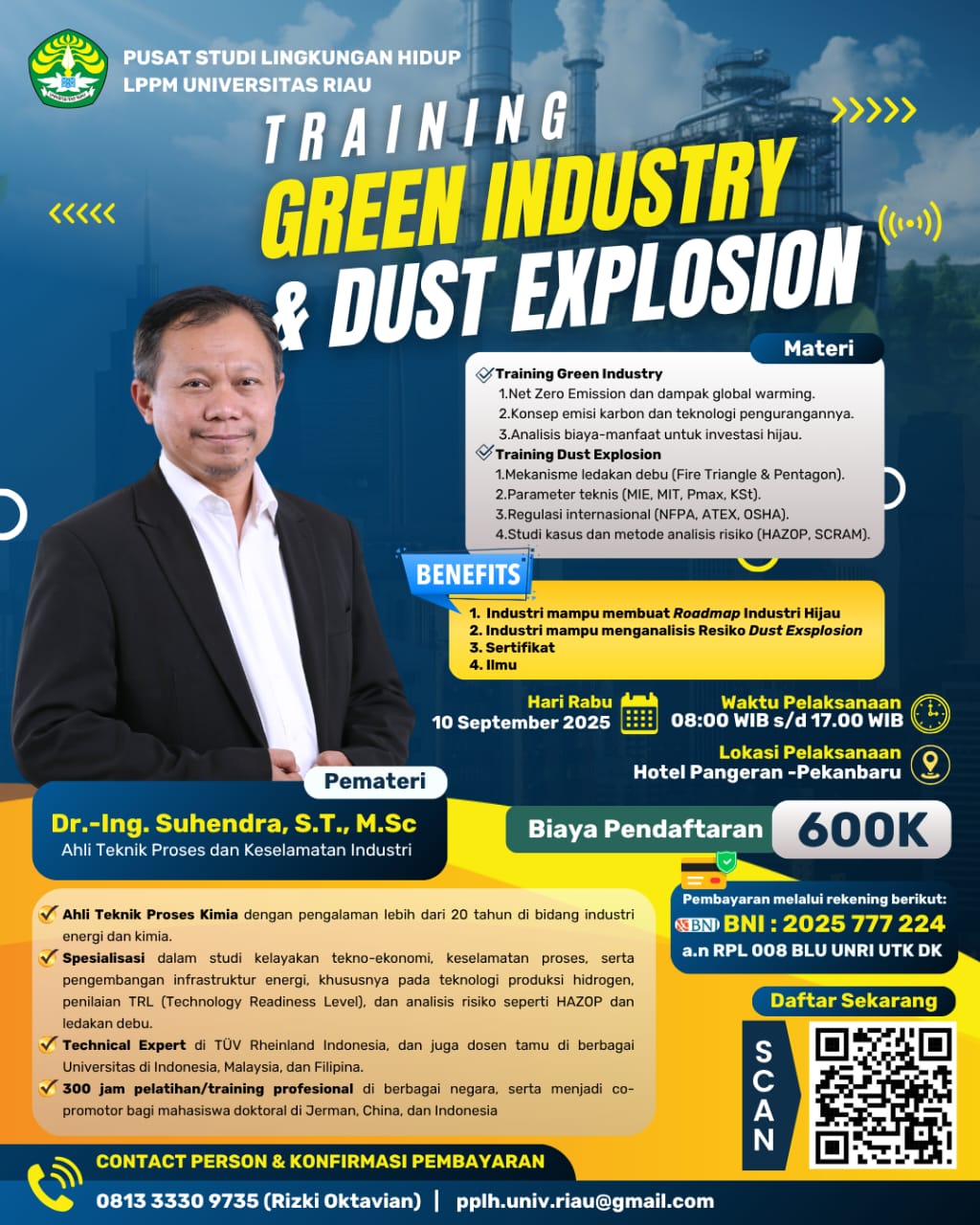 Green Industry & Dust Explosion Training!