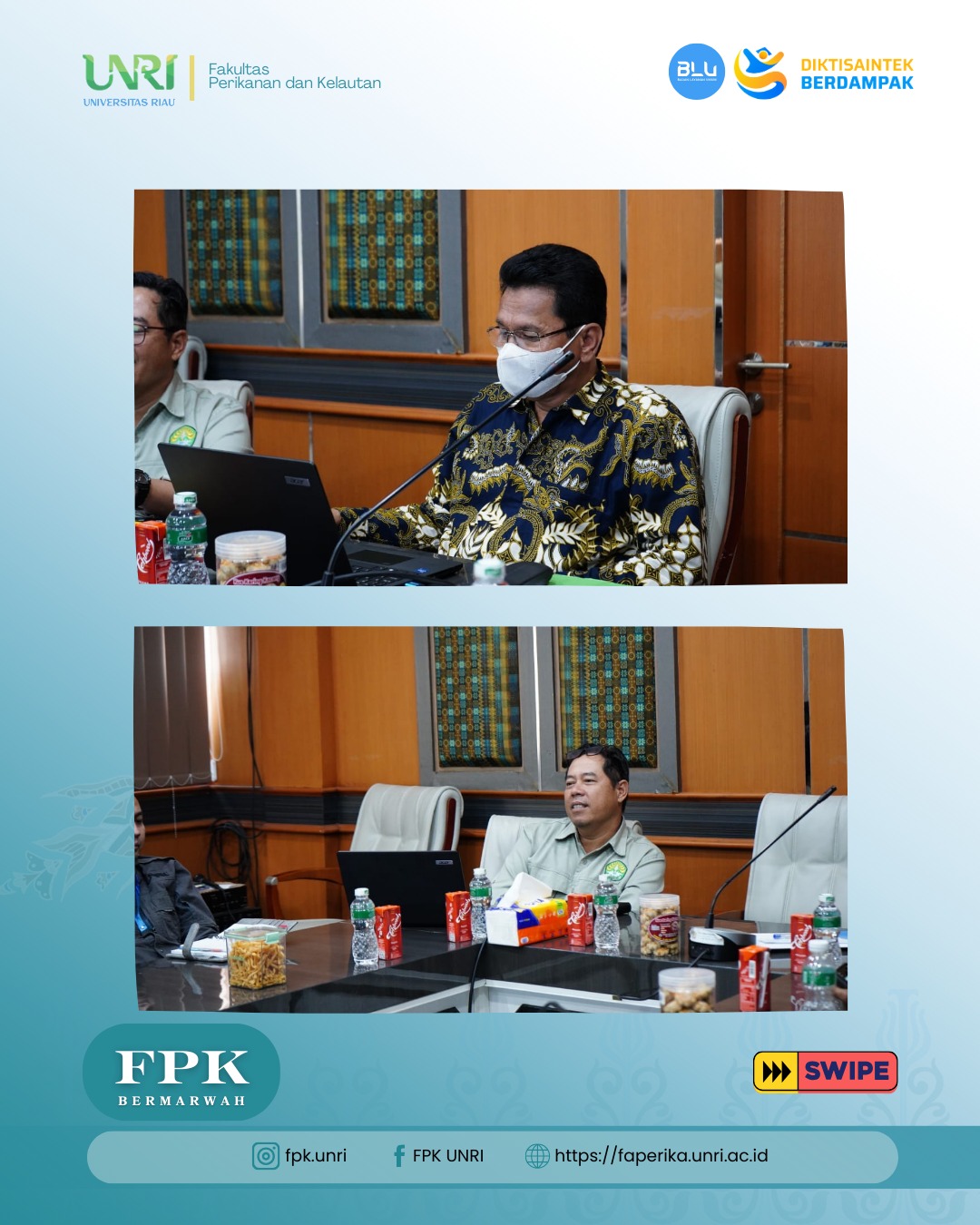 FPK Universitas Riau Laksanakan Monitoring dan Evaluasi PPID sebagai Komitmen Keterbukaan Informasi