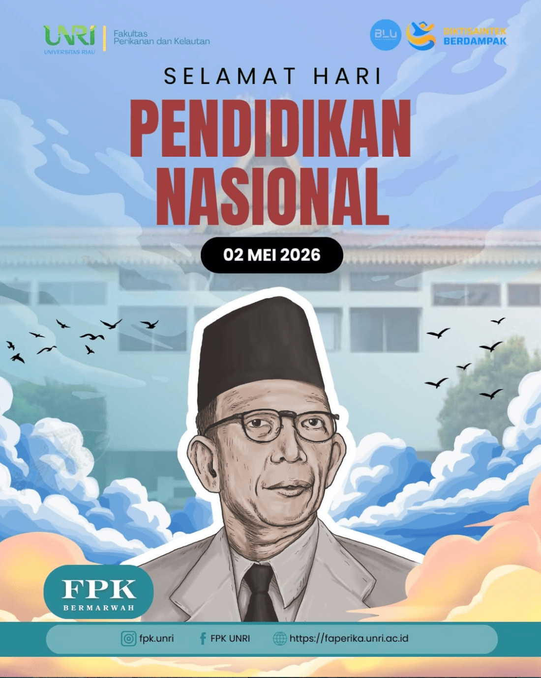 FPK UNRI Peringati Hari Pendidikan Nasional 2026, Teguhkan Semangat Membangun Generasi Unggul
