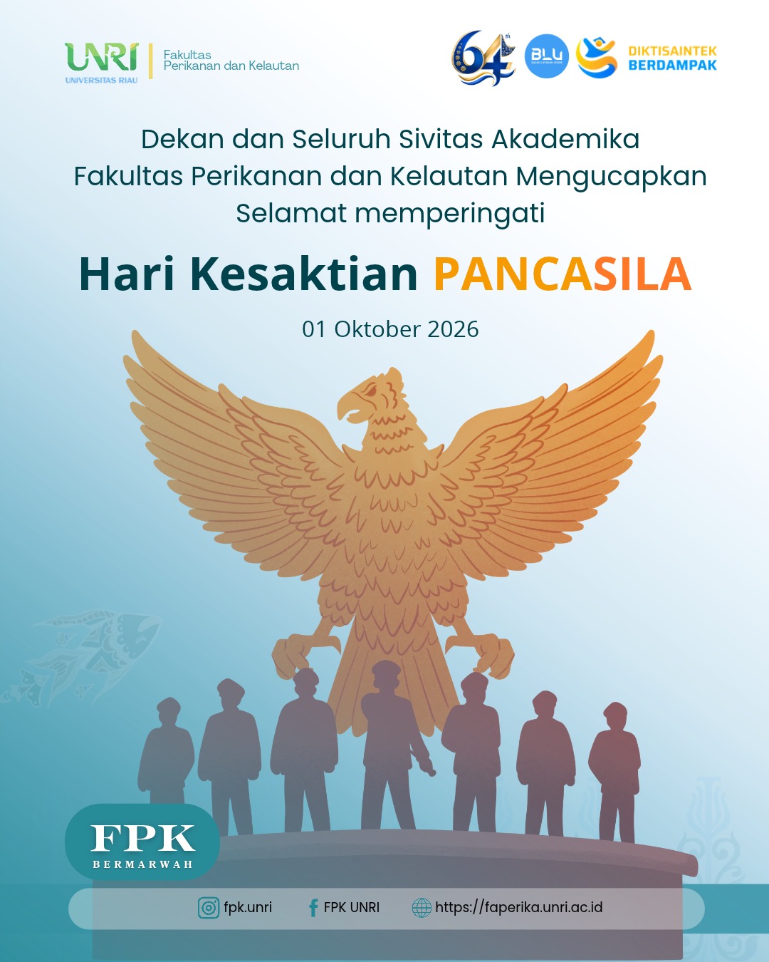 🇮🇩 SELAMAT MEMPERINGATI HARI KESAKTIAN PANCASILA