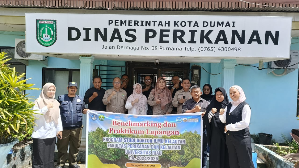 Program Doktor Ilmu Kelautan FPK UNRI Lakukan Kunjungan Lapangan ke Dumai untuk Gali Potensi Riset Disertasi