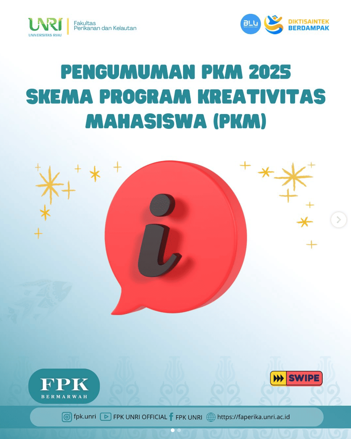 Mahasiswa FPK UNRI Raih Pendanaan PKM 2025 dari Kemendikbudristek