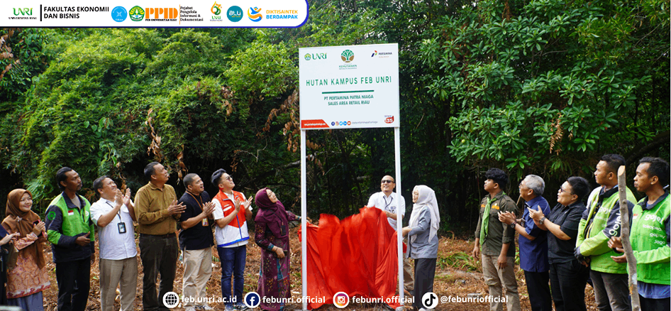 Kampus Hijau: Upaya Menghijaukan Lingkungan Kampus FEB UNRI lewat Program “Bank Pohon”