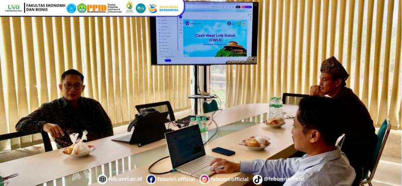 Ketika Air Membawa Pesan Kebajikan, FEB Unri Menata Water Station Berbasis Wakaf