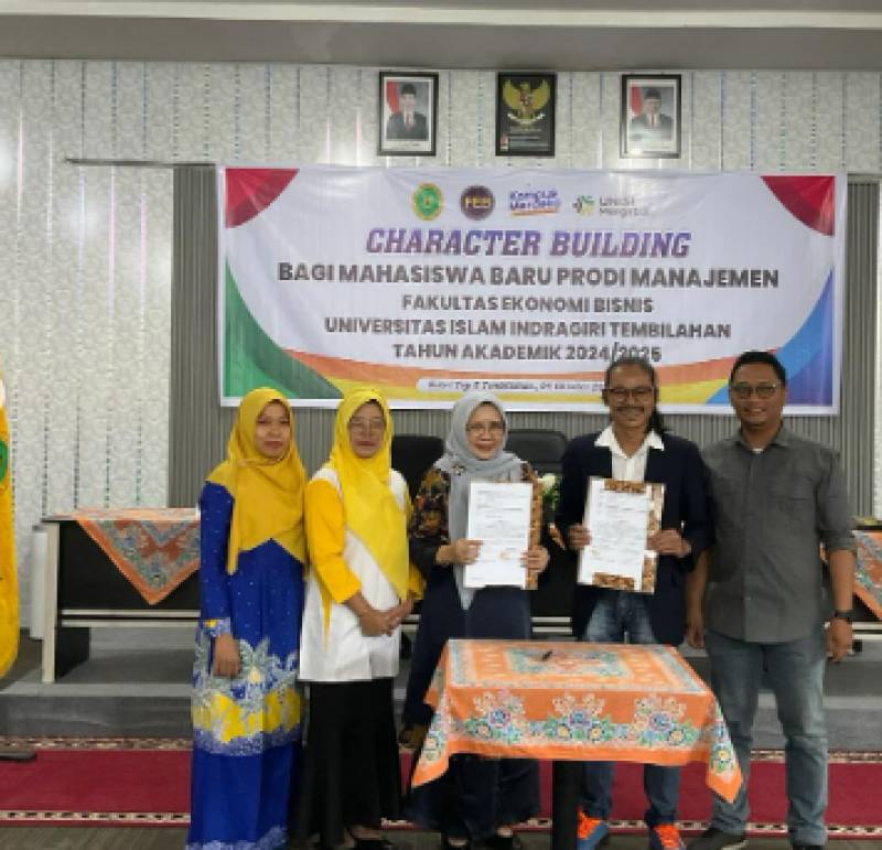 FEB Universitas Riau (UNRI) Melakukan Penandatanganan Nota Kesepahaman/MoA (Memorandum of Agreement) dengan FEB UNISI Tembilahan