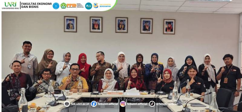 Benchmarking ke FPEB UPI Bandung, FEB UNRI Perkuat Sistem Penjaminan Mutu dan Tata Kelola Akademik