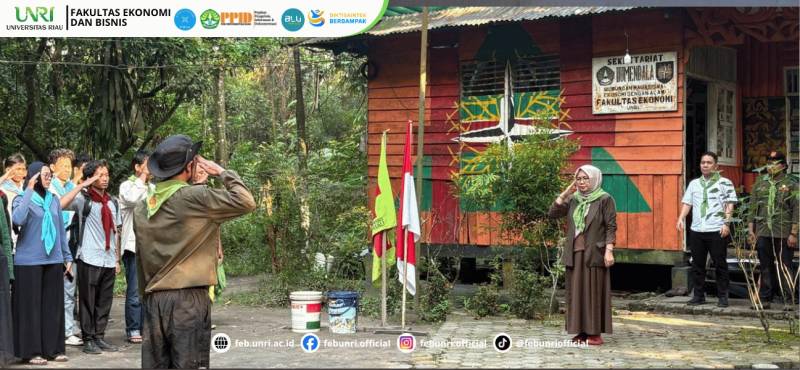 Humendala FEB UNRI Holds PNPA Class 36, Dean: Nature Lovers Must Be Resilient, Caring, and Have Character