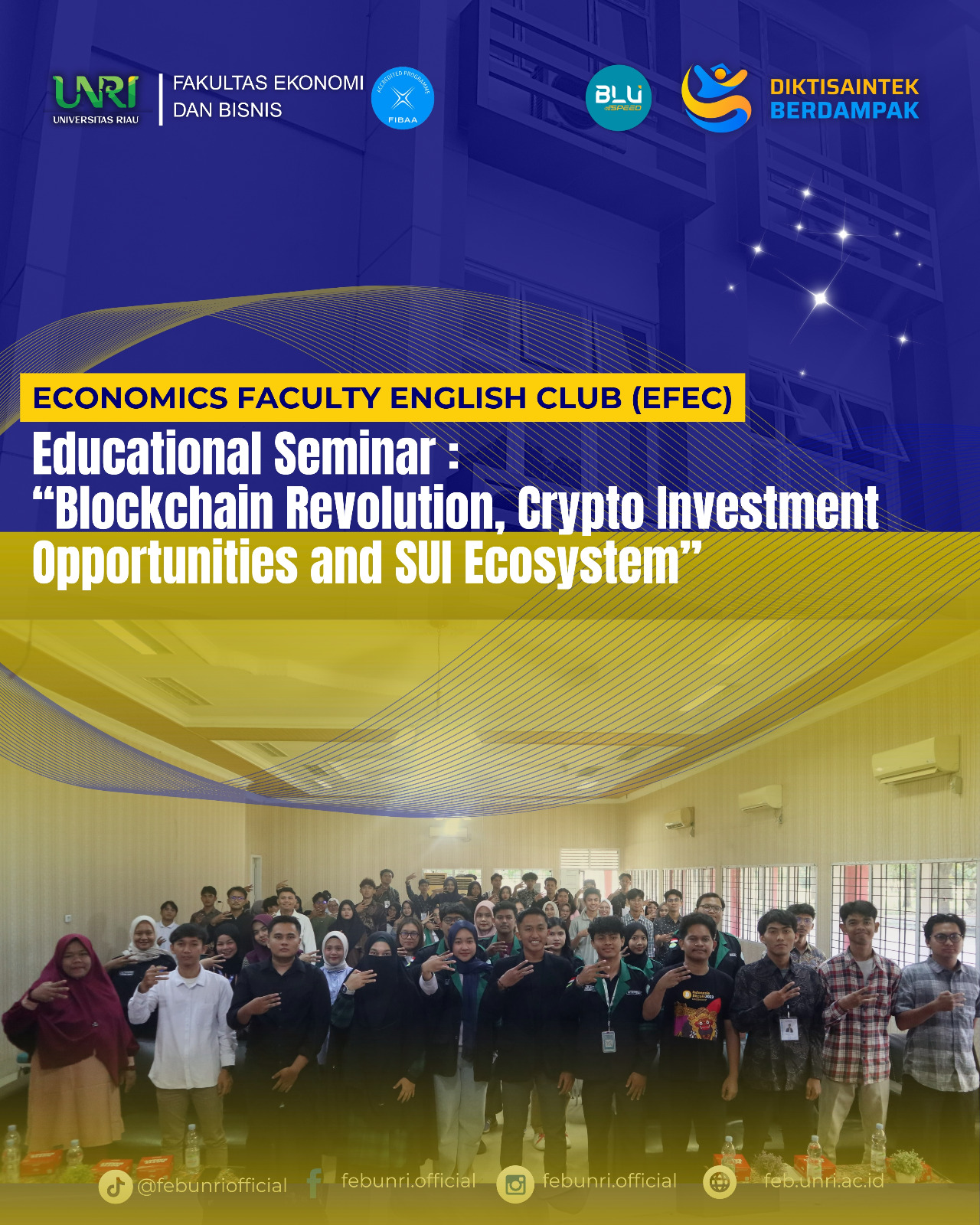 Seminar Kegiatan "Blockchain Revolution, Crypto Investment Opportunities and SUI Ecosystem"