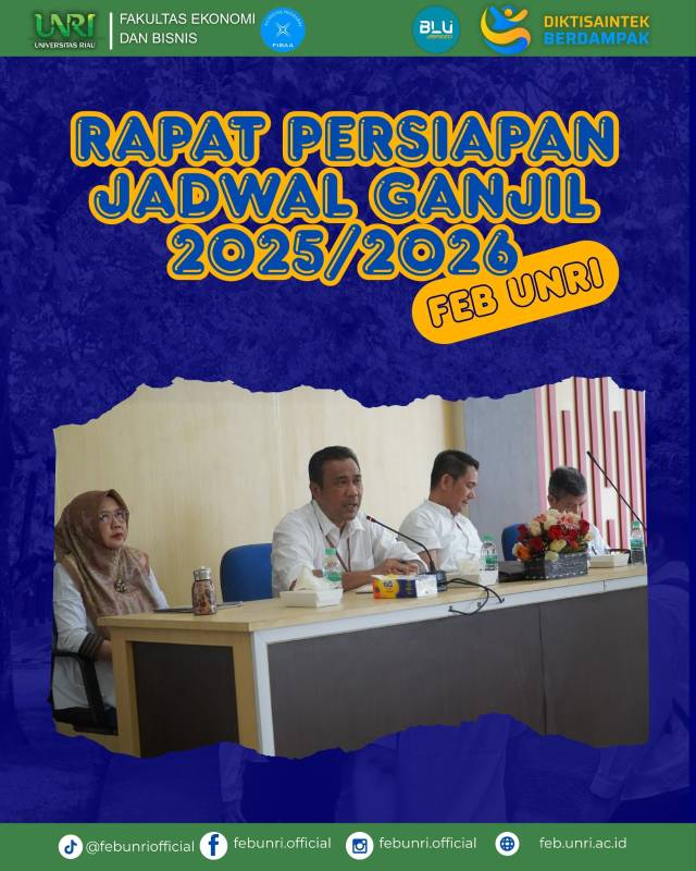 Rapat Jadwal Persiapan Perkuliahan untuk Semester Ganjil Tahun Akademik 2025/2026
