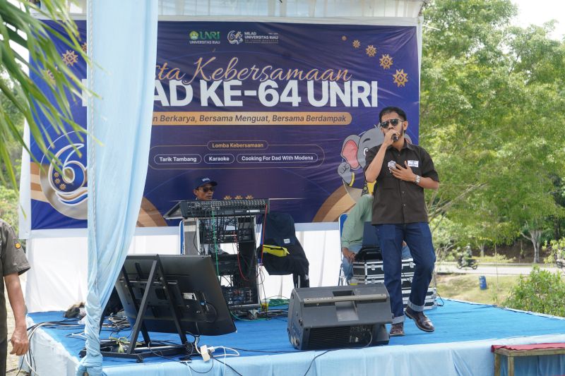 Rayakan Milad ke-64 Unri, FH Unri Antusias Ikuti Senam Pagi hingga Lomba Tarik Tambang